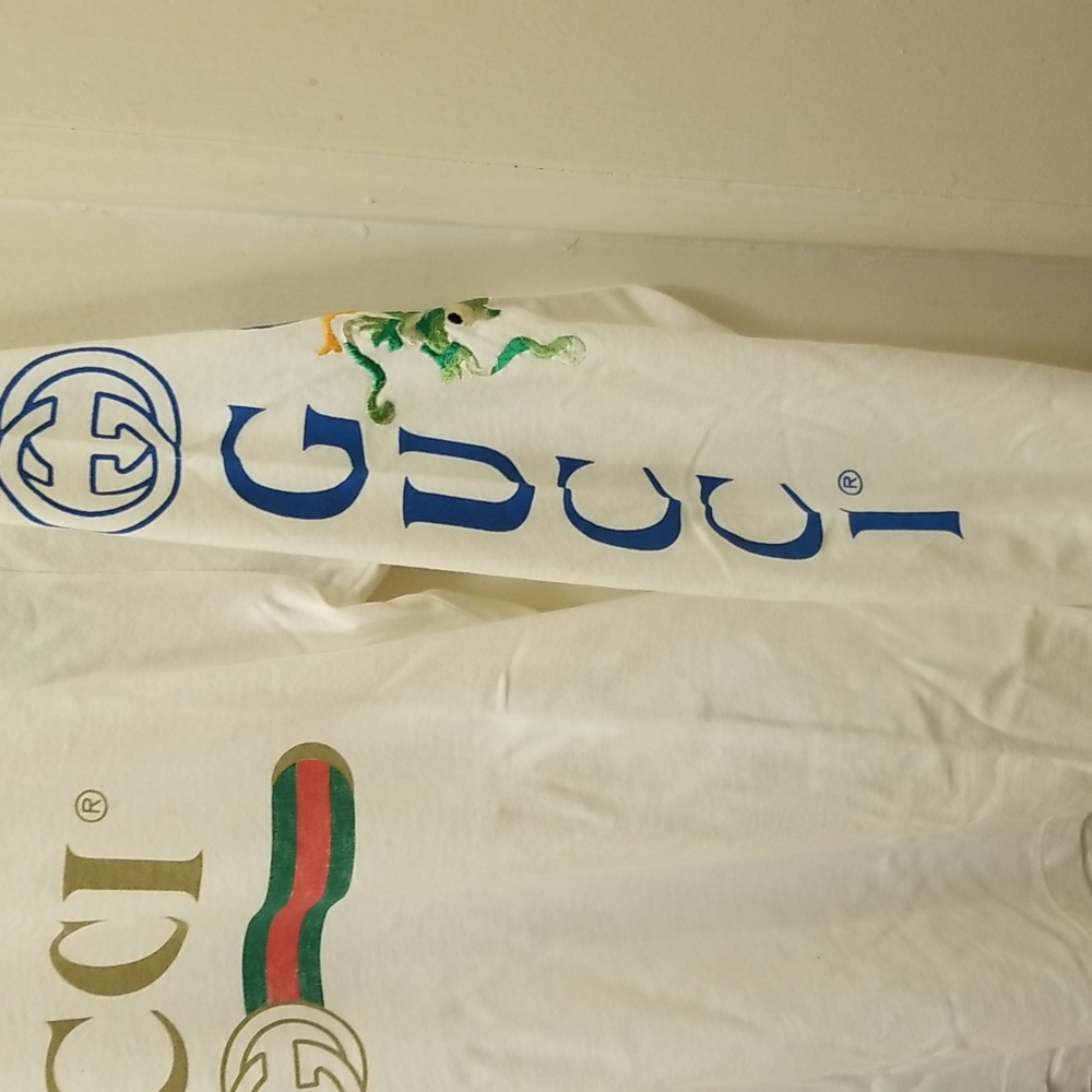 Gucci  Logo Long Sleave T-shirt top - Picture 4 of 12